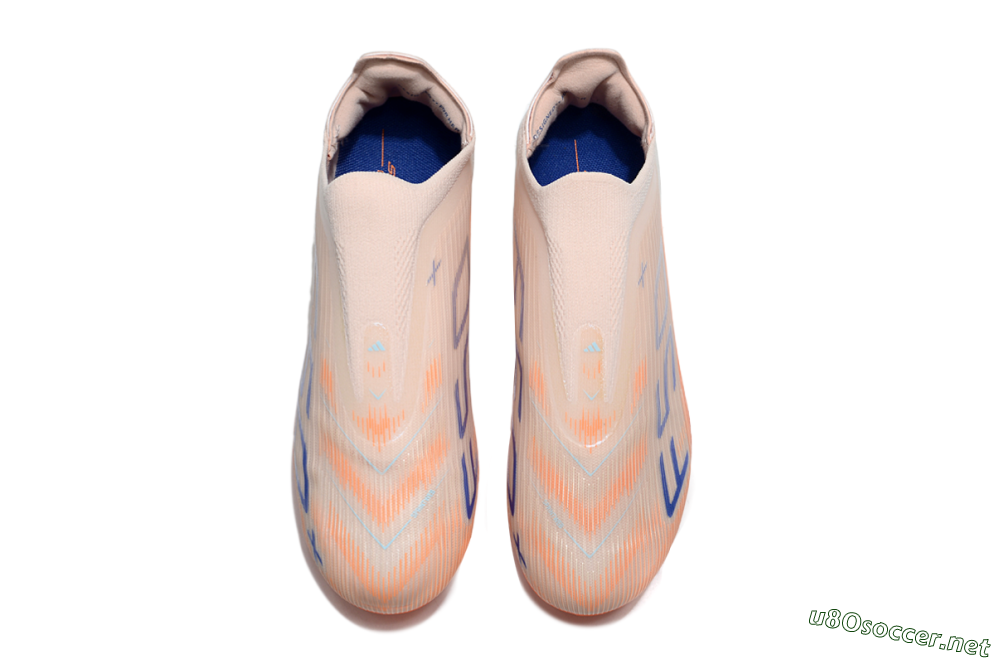 Unisex Adidas F50+ Lightstrike Pro Laceless FG Football Boots - Red/Blue/White 4