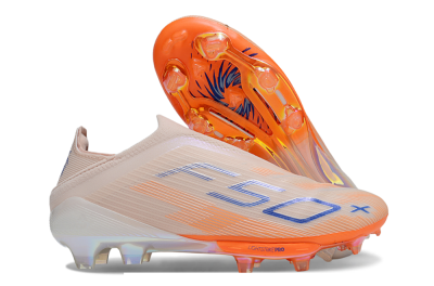 Unisex Adidas F50+ Lightstrike Pro Laceless FG Football Boots - Red/Blue/White
