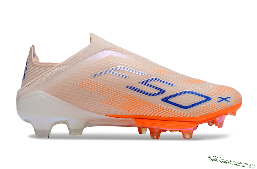 Unisex Adidas F50+ Lightstrike Pro Laceless FG Football Boots - Red/Blue/White 7