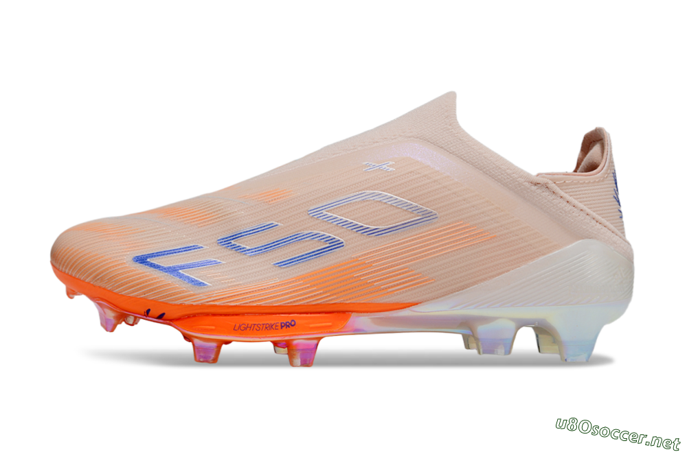 Unisex Adidas F50+ Lightstrike Pro Laceless FG Football Boots - Red/Blue/White 0