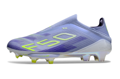 Unisex Adidas F50+ Lightstrike Pro Laceless FG Football Boots - Blue/Yellow/White