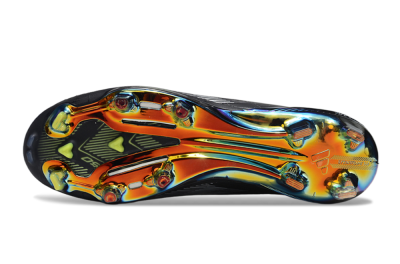 Unisex Adidas F50+ Lightstrike Pro Laceless FG Football Boots - Black/Silver/Yellow