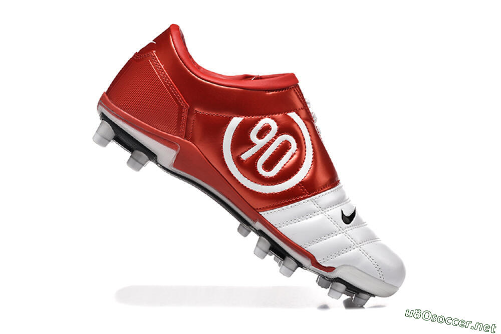 Men's Nike Total 90 III FG Football Boots - Silver/Black/Red 7
