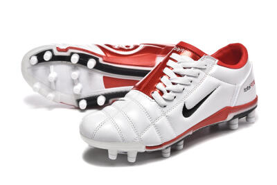 Men's Nike Total 90 III FG Football Boots - Silver/Black/Red