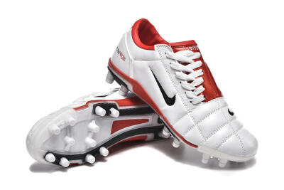 Men's Nike Total 90 III FG Football Boots - Silver/Black/Red
