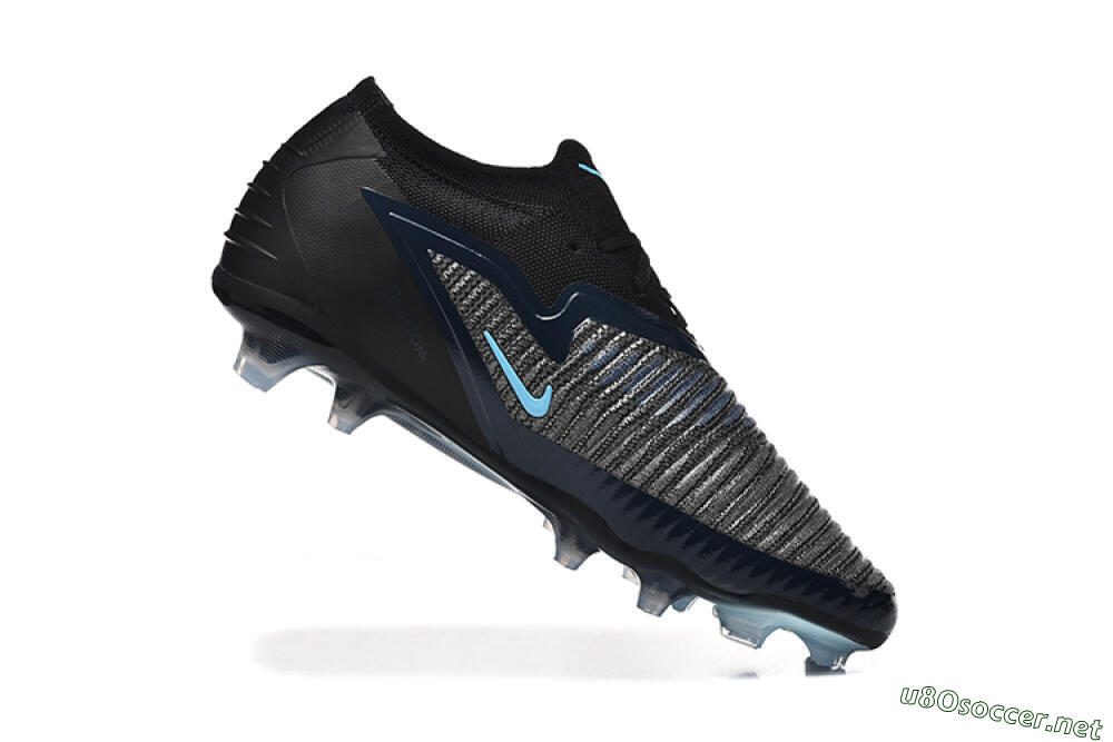 Men's Nike Phantom 6 Elite Low FG Football Boots - Silver/White/Red 7