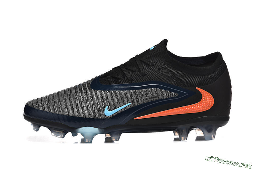 Men's Nike Phantom 6 Elite Low FG Football Boots - Silver/White/Red 0