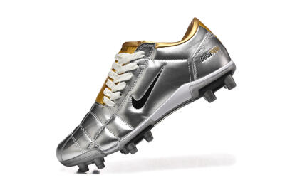 Men's Nike Total 90 III FG Football Boots - Silver/Black/Gold