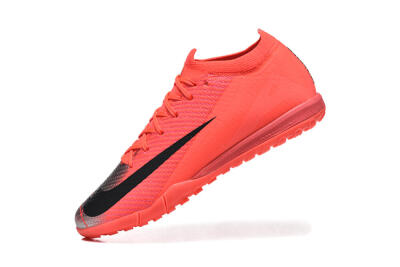 Men's Nike Air Zoom Mercurial Vapor 16 Elite TF Football Shoes - Red/Silver/Black