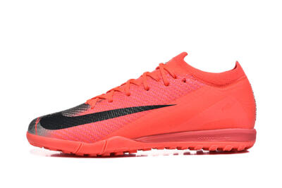 Men's Nike Air Zoom Mercurial Vapor 16 Elite TF Football Shoes - Red/Silver/Black