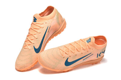 Men's Nike Air Zoom Mercurial Vapor 16 Elite TF Football Shoes - Pink/Blue/Yellow