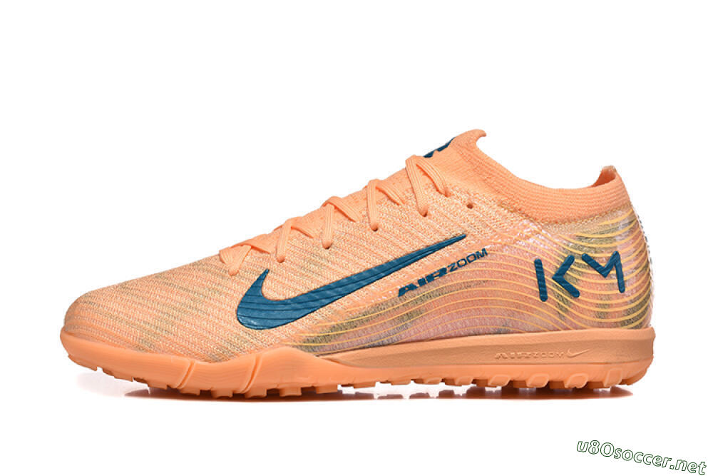 Men's Nike Air Zoom Mercurial Vapor 16 Elite TF Football Shoes - Pink/Blue/Yellow 0