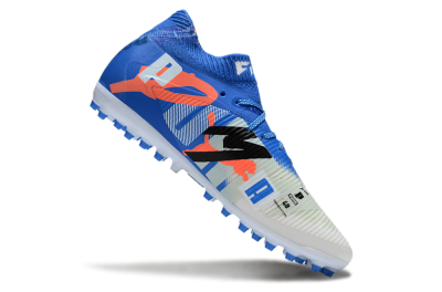 Men's Puma Future 8 Ultimate MG Football Boots - Blue/White/Silver