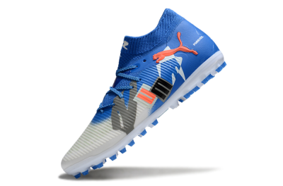 Men's Puma Future 8 Ultimate MG Football Boots - Blue/White/Silver