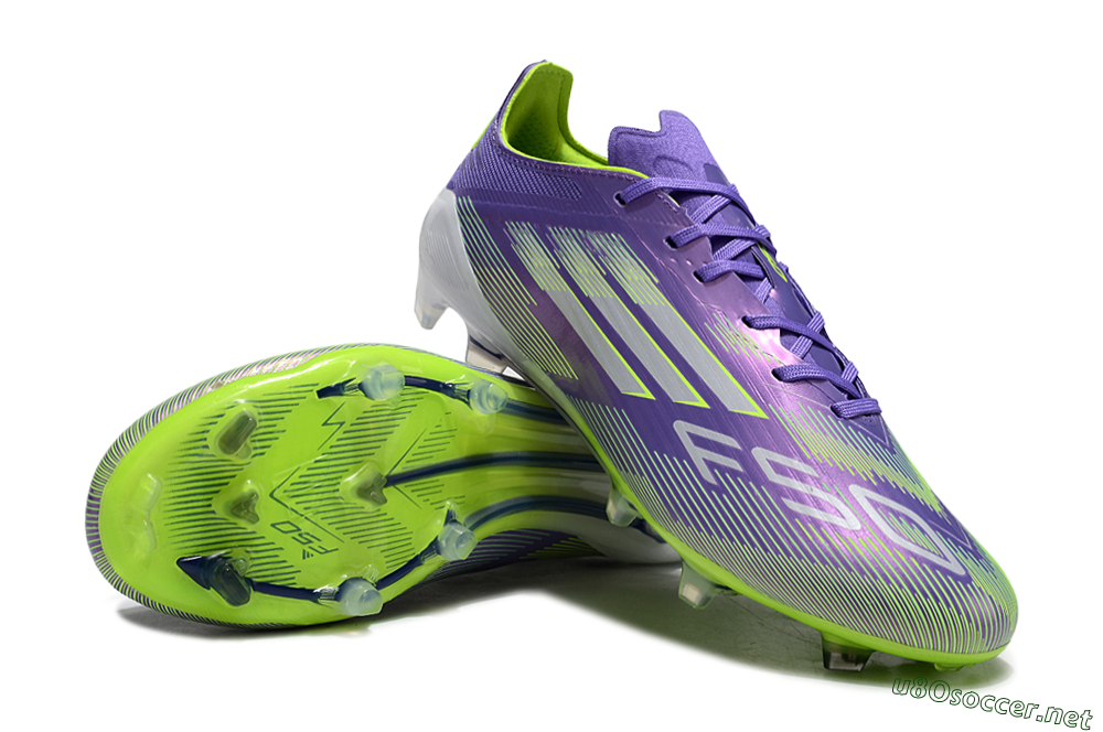 Unisex Adidas F50+ Elite FG Football Boots - Blue/Yellow/Silver 3