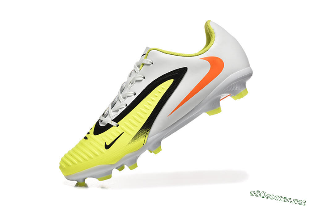 Men's Nike Phantom 6 Elite FG Football Boots - Yellow/Black/Red 8