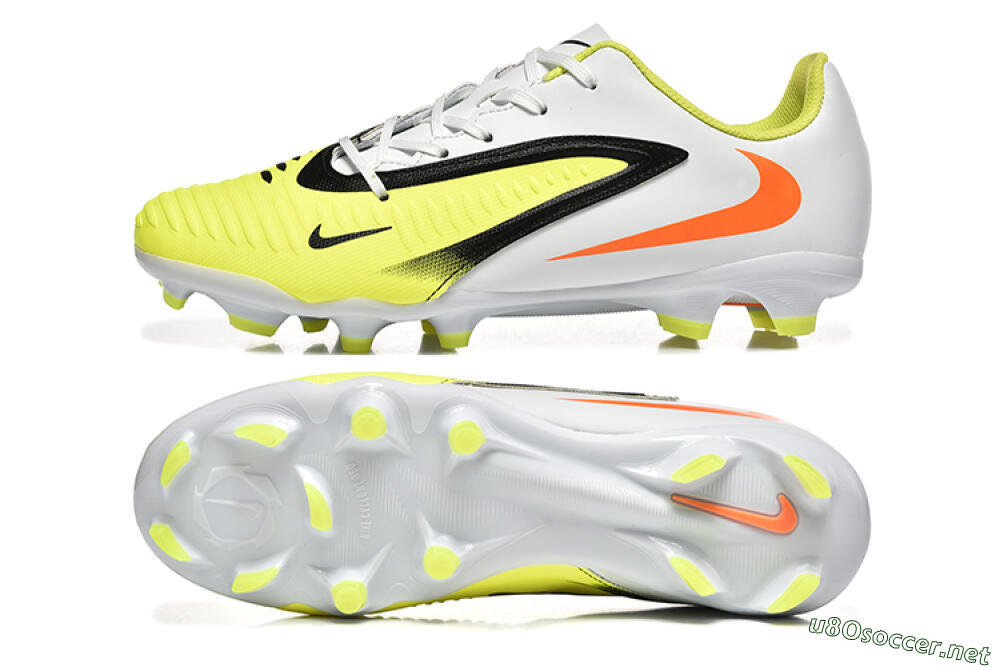 Men's Nike Phantom 6 Elite FG Football Boots - Yellow/Black/Red 1