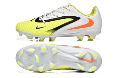 Men's Nike Phantom 6 Elite FG Football Boots - Yellow/Black/Red