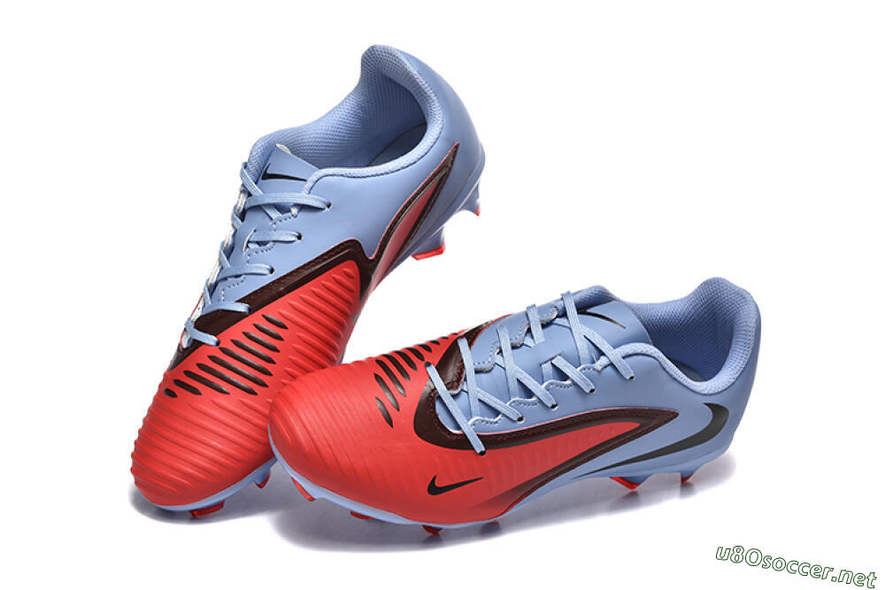 Men's Nike Phantom 6 Elite FG Football Boots - Red/Blue/Black 6