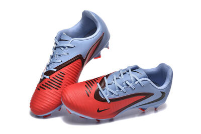 Men's Nike Phantom 6 Elite FG Football Boots - Red/Blue/Black