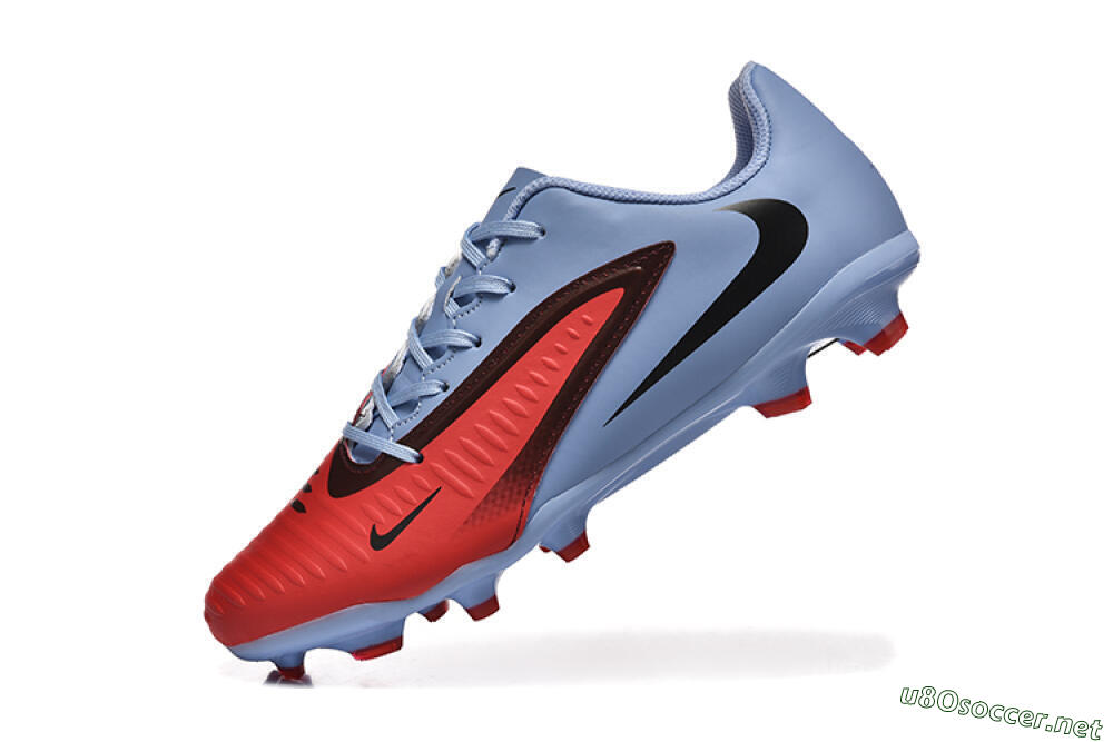 Men's Nike Phantom 6 Elite FG Football Boots - Red/Blue/Black 8
