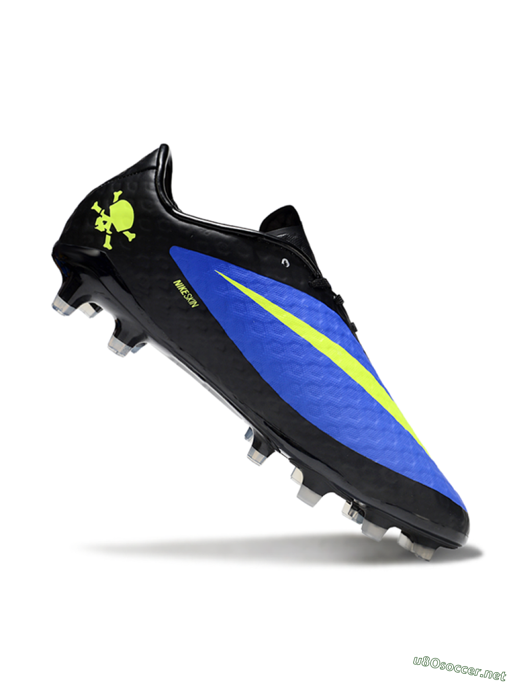 Men's Nike Hypervenom Phantom FG Football Boots - Blue/Black/Yellow 4