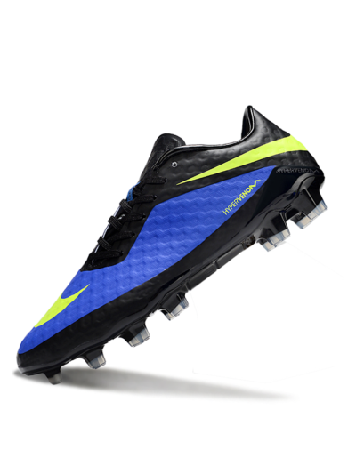 Men's Nike Hypervenom Phantom FG Football Boots - Blue/Black/Yellow