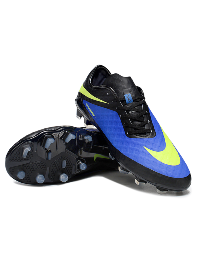 Men's Nike Hypervenom Phantom FG Football Boots - Blue/Black/Yellow
