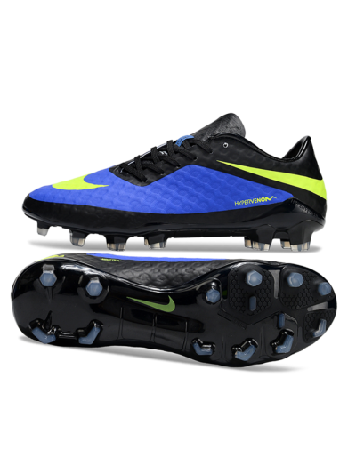 Men's Nike Hypervenom Phantom FG Football Boots - Blue/Black/Yellow