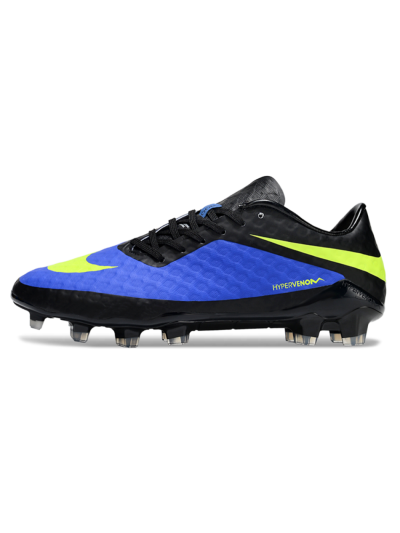 Men's Nike Hypervenom Phantom FG Football Boots - Blue/Black/Yellow