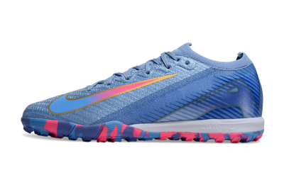 Unisex Nike Air Zoom Mercurial Vapor 16 Elite TF Football Shoes - Blue/Pink/Gold