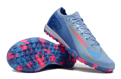 Unisex Nike Air Zoom Mercurial Vapor 16 Elite TF Football Shoes - Blue/Pink/Gold
