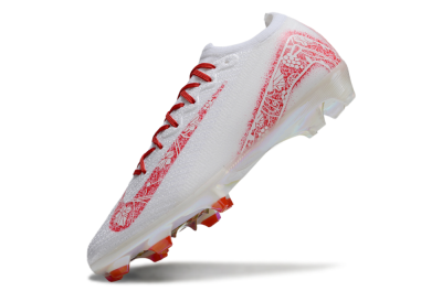Unisex Nike Air Zoom Mercurial Vapor 16 Elite FG Football Boots - White/Red/Gold