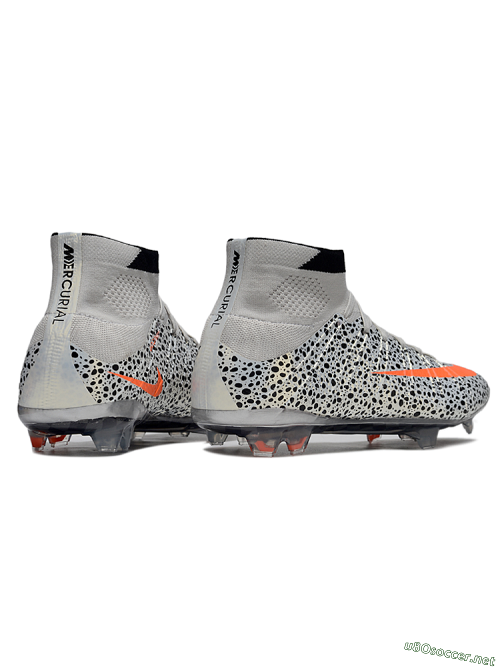 Men's Nike Air Zoom Mercurial Superfly 4 Elite FG Football Boots - Grey/Red/Black 6