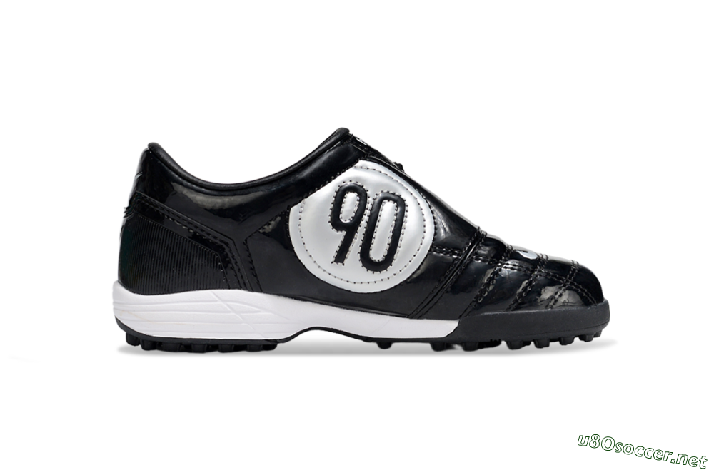 Kids Nike Total 90 III TF Football Shoes - Black/White/Yellow 5