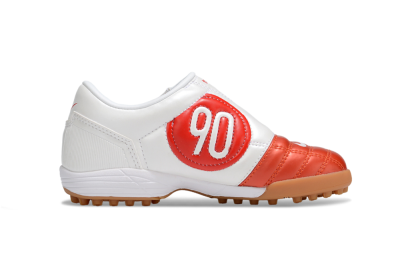 Kids Nike Total 90 III TF Football Shoes - Red/White/Brown