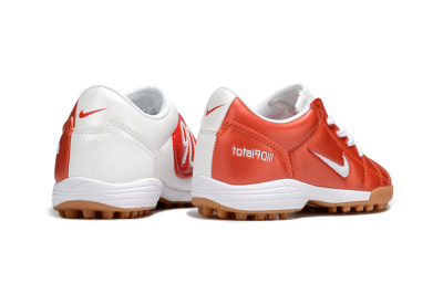 Kids Nike Total 90 III TF Football Shoes - Red/White/Brown
