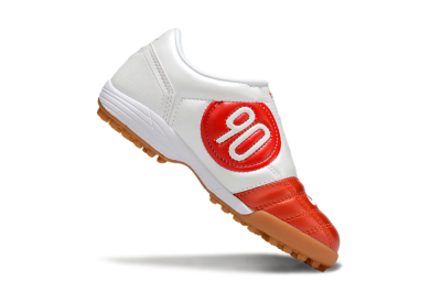 Kids Nike Total 90 III TF Football Shoes - Red/White/Brown