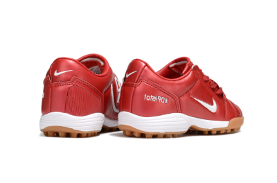 Kids Nike Total 90 III TF Football Shoes - Red/White/Brown