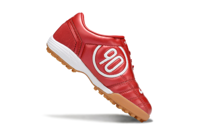Kids Nike Total 90 III TF Football Shoes - Red/White/Brown