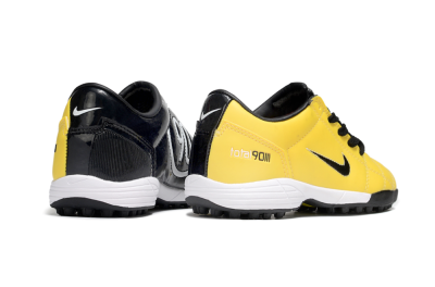 Kids Nike Total 90 III TF Football Shoes - Yellow/Black/White