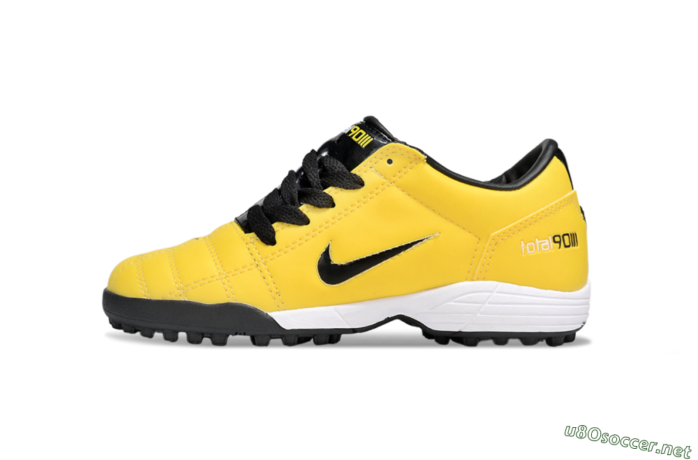 Kids Nike Total 90 III TF Football Shoes - Yellow/Black/White 2