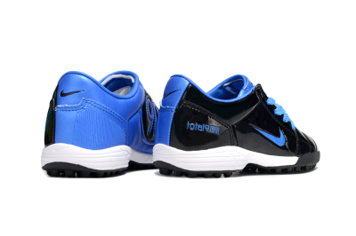 Kids Nike Total 90 III TF Football Shoes - Black/Blue/White