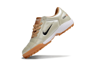 Kids Nike Total 90 III TF Football Shoes - Gold/Black/White