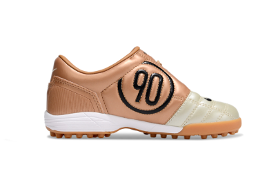 Kids Nike Total 90 III TF Football Shoes - Gold/Black/White