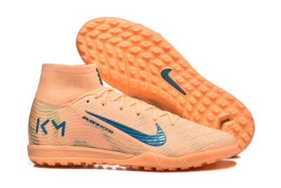 Men's Nike Air Zoom Mercurial Superfly 10 Elite TF Football Shoes - Pink/Blue/Yellow
