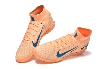Men's Nike Air Zoom Mercurial Superfly 10 Elite TF Football Shoes - Pink/Blue/Yellow