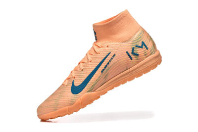 Men's Nike Air Zoom Mercurial Superfly 10 Elite TF Football Shoes - Pink/Blue/Yellow