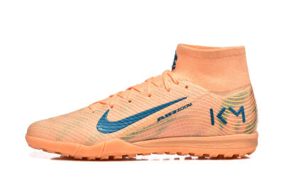 Men's Nike Air Zoom Mercurial Superfly 10 Elite TF Football Shoes - Pink/Blue/Yellow
