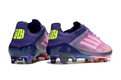 Men's Adidas F50 Elite FG Football Boots - Pink/Purple/Yellow